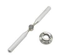 Watch Back Opener Tool Kit, Stainless Steel 5537 Case Back Remover for Rolex/Tudor 29.5mm/ 36.5mm, Silver long handle, 36.5mm, Modern