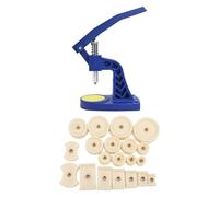 Watch Back Press Tool, Closer Kit for Secure Forting, 21pcs Watch Repair Tool Set with 20 Dies and Stable Nylon Base