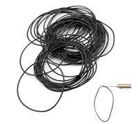 Watch Back Seals - 4.33 Inch Rubber Seal Set, 200 Pieces Waterproof Case Rings, 18 Sizes from 16 mm to 30 mm for Technicians, Jewelers, Watchmakers and DIY Repair and Maintenance
