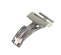 Watch Band Buckle，Watch Clasp Solid Seamless Folding Clasp For Audemars Piguet AP 18mm 4 Colors Fashion Stainless Steel Butterfly Buckle Wristband Accessories Replacement Buckle ( Color : Black )