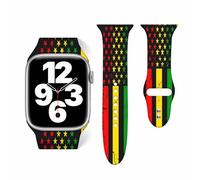 Watch Band Compatible with Apple Watch Band,Silicone Soft Wristband Waterproof Replacement Sport Strap for iWatch Bands Series 10 9 8 7 6 5 4 3 2 1 SE Ultra, Multi32, 38mm40mm, Modern