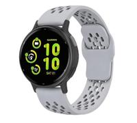 Watch Band Compatible with Garmin Vivoactive 5 Watch Band, 20mm Sport Adjustable Strap for Vivoactive 6/3/Forerunner 245/165/55/570 42mm/645 Wristband Bracelet Replacement Women Men
