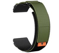 Watch Band for Fenix 7X Pro, Epix Gen 2, 26 mm Military Green Nylon Strap, Adjustable, Breathable, Quick Release, Compatible with Multiple Smartwatch Models, for Outdoor Sports and Daily Wear