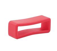 Watch Band Holder 40pcs Silicone Watch Band Holder Watch Strap Holder Loops Colorful Rubber Waterproof Holder(40pcs-Rose Red,22mm)