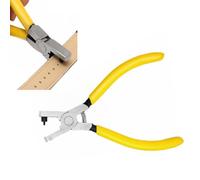 Watch Band Leather Holes Punch, Universal Belt Punch Holes, Durable 2.0mm Wrist Belt Puncher Hole, Fixing Shoe Hole Puncher for Rubber DIY Home Fabric Collars Canvas(Yellow, 1 Pc)
