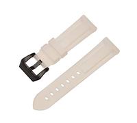Watch Band Silicone Strap Light Sport Diving TPU Rubber Wristband Replacement Black Buckle 22mm