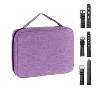 Watch Band Storage Case,Watch Strap Organizer Bag - Foldable Watch Band Storage Case Hold 20 Watch Straps Portable Watch Strap Pouch for Accessories