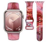 Watch Bands Compatible with Apple Watch Band 38mm 40mm 41mm 42mm 44mm 45mm, Soft Silicone Replacement Strap with Classic Clasp for iWatch Series SE 8 7 6 5 4 3 2 1 Utral for