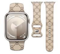 Watch Bands Compatible with Apple Watch Band 38mm 40mm 41mm 42mm 44mm 45mm, Soft Silicone Replacement Strap with Classic Clasp for iWatch Series SE 8 7 6 5 4 3 2 1 Utral for, Love Grid, 38/40/41MM
