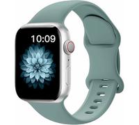 Watch Bands Compatible with Apple Watch Band 40mm 41mm 38mm 45mm 44mm 42mm 46mm 49mm for Women Men, Patenting Sport Soft Silicone Band for iWatch Series 10/9/8/7/6/5/4/3/2/1 Ultra SE and More, E
