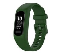 Watch Bands For Garmin vivosmart 5 Bracelet Integrated Strap Color Adjustable Silicone Replacement Wristbands Bracelet Band Case Cover for Women Men (Lime)