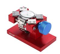 Watch Bezel Removal Tool, Red Watch Bezel Opener & Back Case Opener for Workbench, Professional Watch Repair Tool for Watchmaker and Amateur, Watch Maintenance Kit for Battery Replacement