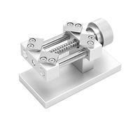 Watch Bezel Remover Tool, Stainless Steel Bezel Opener with 4 Hardened Blades and Strong Compression Spring for Watch Repair, Battery Replacement, and Case Opening (Silver)