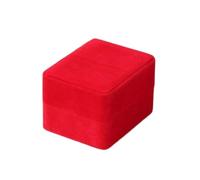Watch Box Fashion Velvet Round Corner Smartwatch Clock Storage Case Jewelry Accessories Business Packaging Boxes(Red)