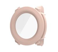 Watch Case for Garmin Instinct 3 45/50mm PC Protective Cover+Tempered Film, Protector Shell for Garmin Instinct3 (50mm Pink)