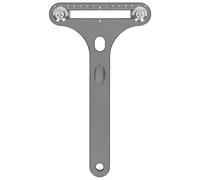 Watch Case Opener Tool Adjustable 2 Prong T Shaped Wrench Back Cover Remover Repair Kit for Watch Battery Replacement Service Made of Aluminum Alloy (Grey)