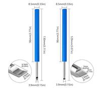 Watch Case Opener Tool for Watch Repair - Metal Back Cover Removal Tool, Compact Watchmaker Hand Tool, 1pc or 2pcs Optional 2pcs