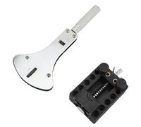 Watch Case Opener, Watch Back Remover Repair Tool Kit Portable Efficient Professional Battery Replacement Set with High Strength Metal Tools for Watchmaker