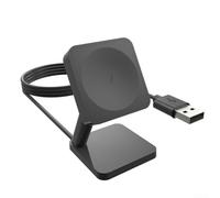 Watch Charger Stand Replacement, for Watch-8 8-Classic Ultra-7 6 6-Classic 5 5 Pro Compact Charging Dock with USB Cable