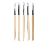 Watch Cleaning Pen Set Durable Multi Functional Scratch Brush for Watch Repairers Silicone Dial Dust Brush for Tight Places