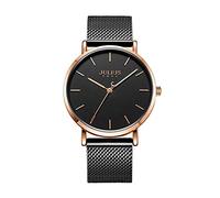 Watch Couple Leisure Simple Waterproof Quartz Watch Men and Women Belt (Color : Man(A))