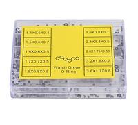 Watch Crown O Ring Watch Head Seal Rubber Gasket Set for Watch Repair 500pcs Multi Size Durable Flexible Wear Resistant Accessories for Watchmakers Professionals