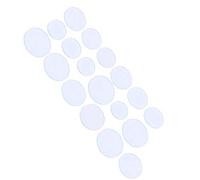 Watch Crystal Lens Glass 18Pcs Watch Glass Flat Crystal Transparent Lens Set Round Flat Watch Lens Set Round Flat Mineral Replacement Parts for Watches Accessories 16-24.5mm