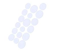 Watch Crystal Lens Glass Round Flat Mineral Replacement Parts Round Flat Watch Lens Set Watch Glass Flat Crystal Transparent Lens Set 18Pcs for Watches Accessories 16-24.5mm