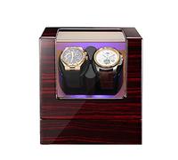 Watch Display Box High End Double Watch Winder with Quiet Motor Watch Winder Display Box with Memory Latex Watch Pillow Piano Paint Exterior Fit Lady and Man Automatic, A-2+0