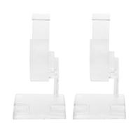 Watch Display Stand Acrylic for 2 Pcs Bracelets and Jewellery | Crystal Base, Scratch-proof Surface, Office and Supermarket Window Use, Compact Showcase Prop for Watches