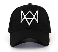 Watch Dogs Hats Cosplay Cap For Man Video Games Cos Aiden Peace Caps Adjustable Cotton Baseball Cap Fashion Hats,White