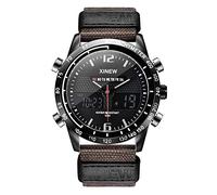 Watch for Android Fashion Digital Sports Quartz Watch Watches Casual LED Men Men's Watch Surfers Watch (Coffee, One Size)