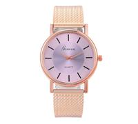 Watch for Elderly Men Woman's Life High End Quartz Watch Distinguished Glass Blue Women's Watch Large Number Watches for Women (G, One Size)