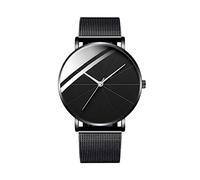 Watch for Men Women Casual Quartz Wrist Watch Infantry Watches for Men Strap Classic Belt Scale Creative Calendar Belt Dial Man Gift Trendy Watch Roman Mesh Men's Watch Srpe55k1
