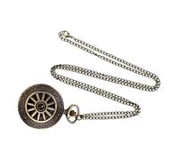 Watch for Runners and Table Women Watch Hanging Pocket Retro Couple Table Quartz Commemorative Men Men's Watch 50 Watches That Changed The World (Bronze, One Size)