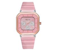 Watch for Women Analogue Watch Women Ladies Silicone Three Fashion Quartz Jelly Eye Women's Women's Step Counter for Sports Womens Smart (One Size)