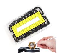 Watch Gaskets, 16-30mm Rubber Sealing Rings, Watch Cover Gasket, Waterproof Repair Seal Washers, Durable Watchmaker Tools for Fixing and Replacing Case Components Parts, 4.33x2.68x0.59 inches