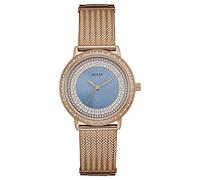 Watch Guess Women Blue Willow W0836L1 rose gold plated steel