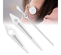 Watch Hands, 3 Pieces Watch Second Minute Hour Hands, Watch Movements Parts, Watch Accessory Replacement for ETA2824Movement (Silver)