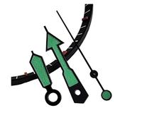 Watch Hands Green Luminous Fits NH35 NH36 Movement Accessories Watches for Man Mechanical Parts