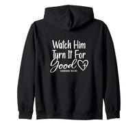 Watch Him Turn It For Good Genesis 50:20 Zip Hoodie