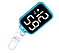 Watch Keychain Portable Electronic Touch Activated Silent Clock | Small Digital Timer Keychain for Kids Nurse Adult Student Test Exam School Classroom Office Study Room Outdoor