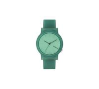 KOMONO Mono Glow Women's Automatic Analogue Watch in Teal with Teal Silicone Strap