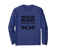 Watch Me Recover Micah 78 Christian Faith Jesus Scripture Long Sleeve T-Shirt