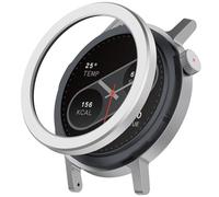 Watch Metal Bezel for Nothing CMF Watch Pro 2,Solid Color Replacement Hard Case,Anti-scratch and Anti-drop Flat Protection Case (Silver)