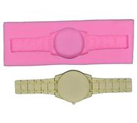 Watch Mold Man Wrist Watch Silicone Mold for Sugarcraft Cake Decorating, Cupcake Topper, Epoxy Resin, Polymer Clay,Soap