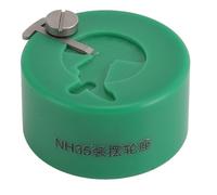 Watch Movement Balance Wheel Holder Tool Stainless Steel Precision Alignment Installation Tool for NH35 NH36 Watch Repair Enthusiasts Plastic and Stainless Steel Material