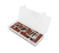Watch Movement Holder Set, 3 Pcs Metal Watch Movement Fixed Base Holder with Smooth Rail, 1.8in, 1.5in, 1in Different Sizes Repairing Tool for Watchmaker