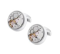 Watch Movement Steampunk Cufflinks Cuff Links Vintage Skeleton Gift