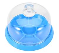 Watch Movement Tray Watch Movement Pad 10×10×7 6 Slots Watch Movement Accessory Dust Cover Plastic Tray Repair Tool